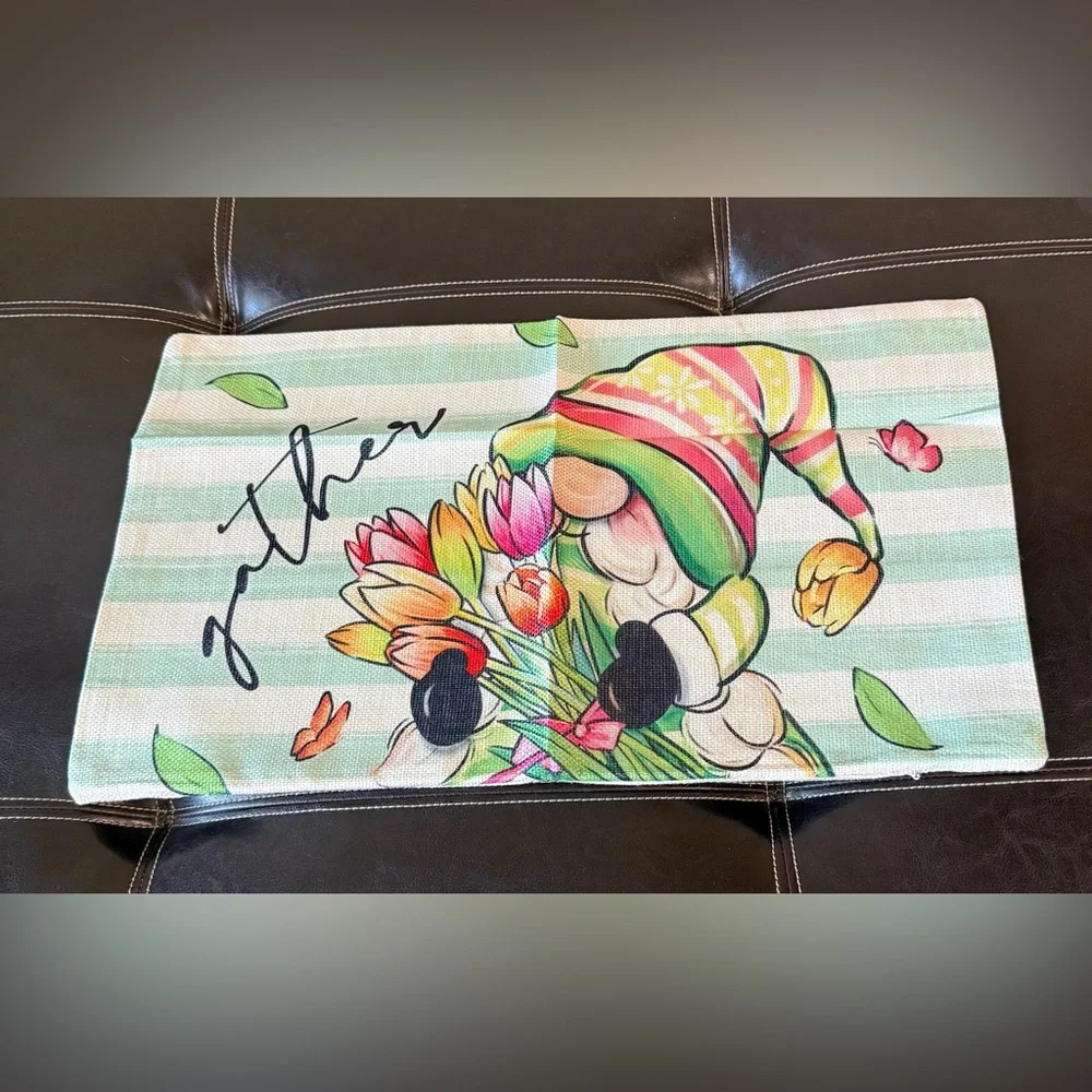Gnome Gather Pillow Cover